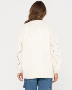 Store Rossie Relaxed Fit Knit Cardigan Womens Knitwear