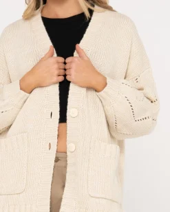 Flash Sale Rossie Relaxed Fit Knit Cardigan Womens Knitwear