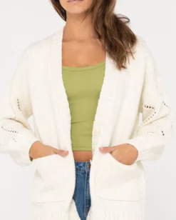 Store Rossie Relaxed Fit Knit Cardigan Womens Knitwear
