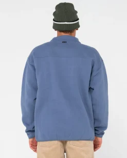 Hot Rs Relaxed 1/4 Zip Super Fleece Mens Hoodies & Fleece