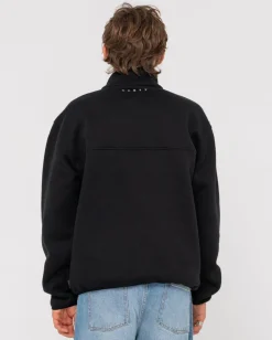 Cheap Rs Relaxed 1/4 Zip Super Fleece Mens Hoodies & Fleece