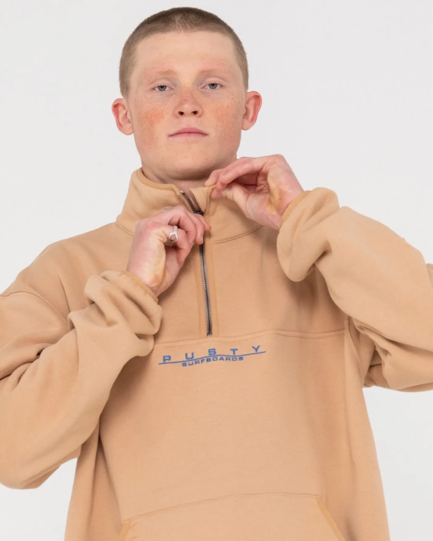 Outlet Rs Relaxed 1/4 Zip Super Fleece Mens Hoodies & Fleece