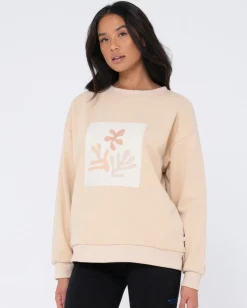 Discount Atoll Oversize Crew Fleece Womens Hoodies & Fleece