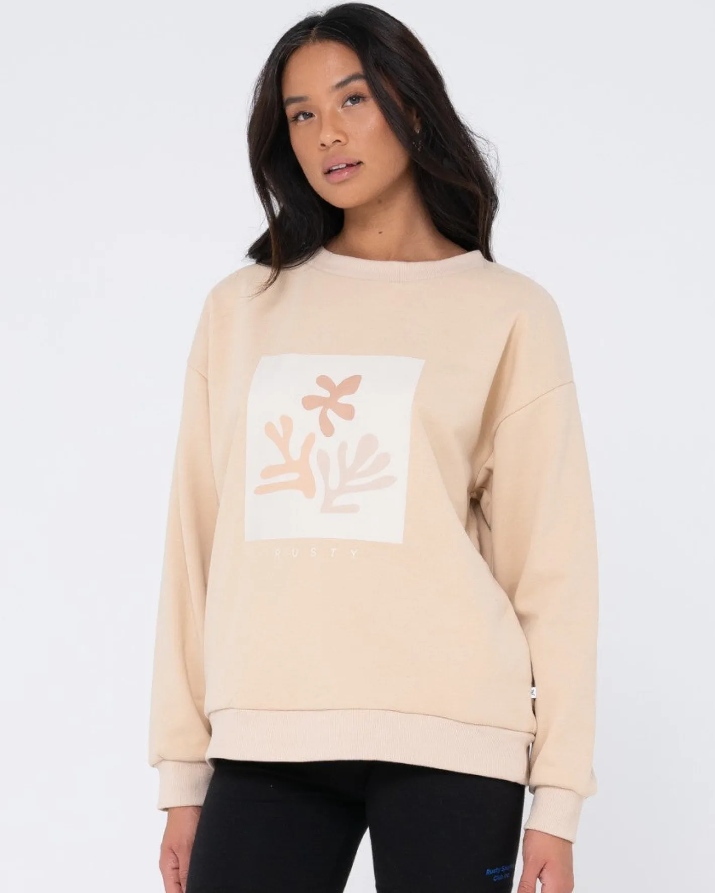 Discount Atoll Oversize Crew Fleece Womens Hoodies & Fleece