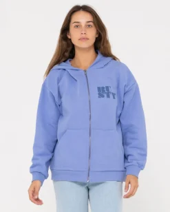 Clearance Code Oversize Zip Hooded Fleece Womens Hoodies & Fleece