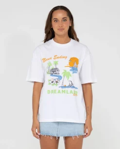 Online Dreamland Oversized Graphic Tee Womens Tees & Tanks
