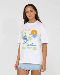 Online Dreamland Oversized Graphic Tee Womens Tees & Tanks
