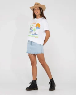 Online Dreamland Oversized Graphic Tee Womens Tees & Tanks
