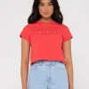 New Essentials Classic Crop Tee Womens Tees & Tanks
