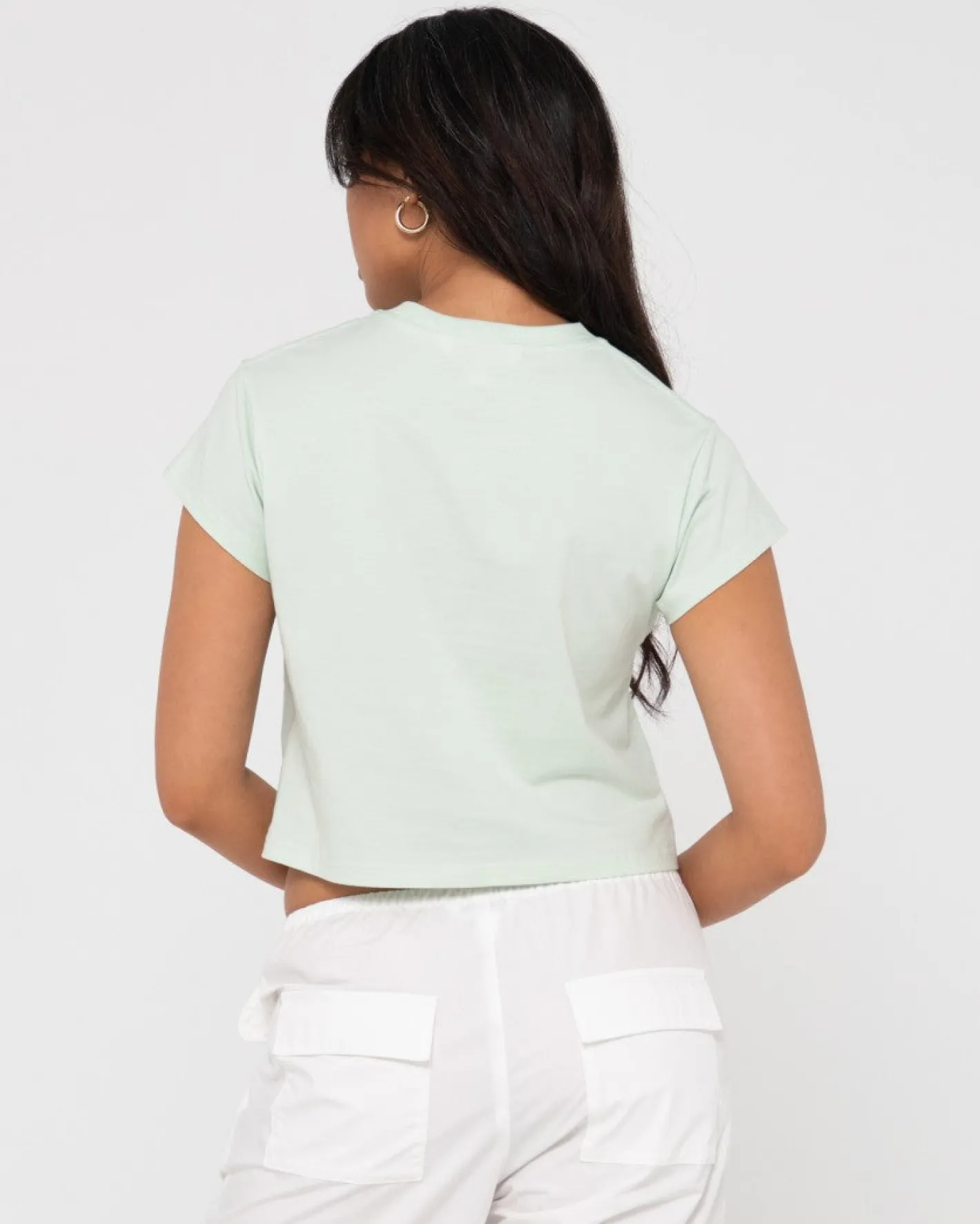 Cheap Essentials Classic Crop Tee Womens Tees & Tanks