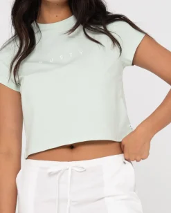 Cheap Essentials Classic Crop Tee Womens Tees & Tanks