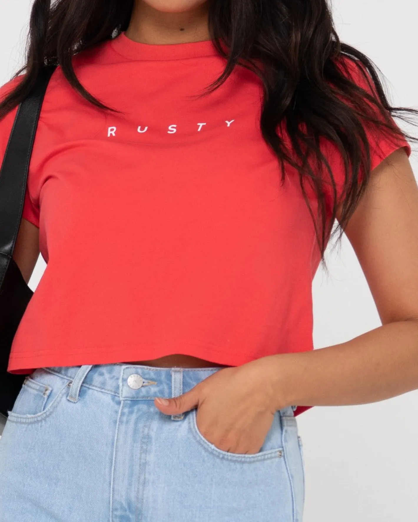 New Essentials Classic Crop Tee Womens Tees & Tanks
