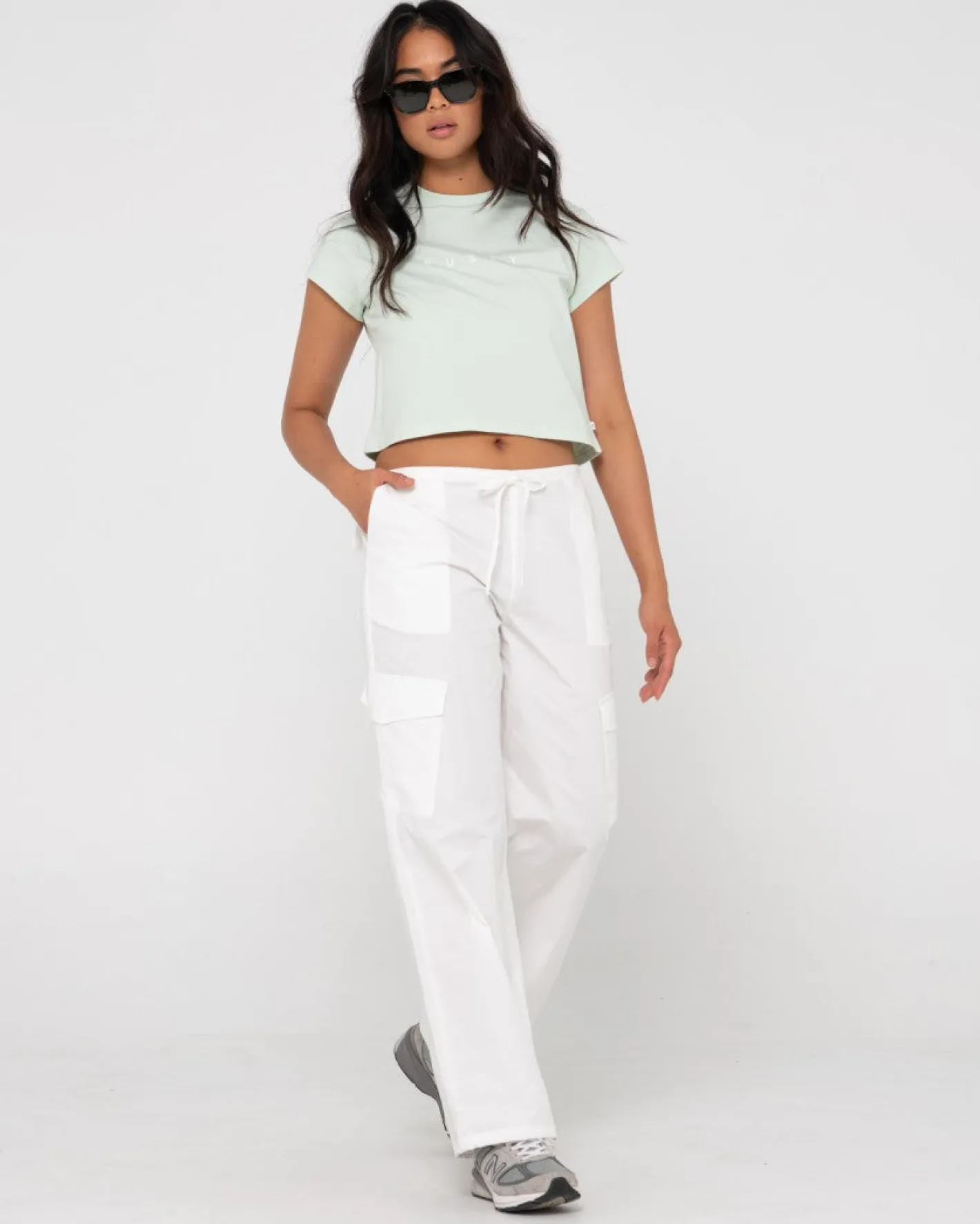 Cheap Essentials Classic Crop Tee Womens Tees & Tanks