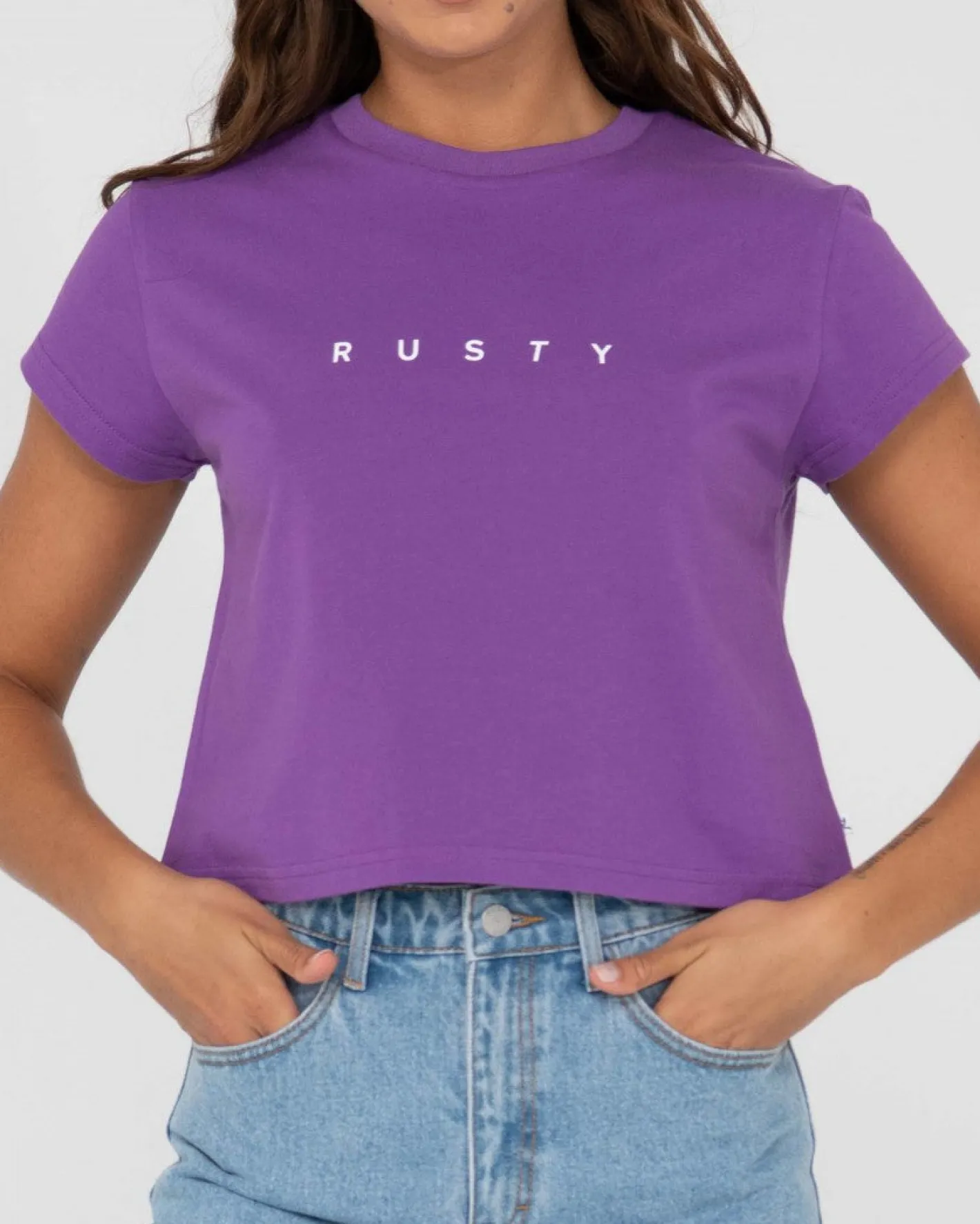 Flash Sale Essentials Classic Crop Tee Womens Tees & Tanks