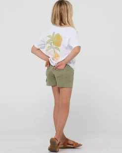Online Everyday Graphic Oversize Tee Girls Kids Tops