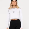 Shop Fortitude Organic Cotton Long Sleeve Baby Tee Womens Tees & Tanks