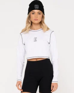Shop Fortitude Organic Cotton Long Sleeve Baby Tee Womens Tees & Tanks