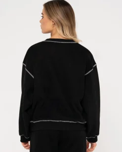 Shop Fortitude Oversize Crew Fleece Womens Hoodies & Fleece