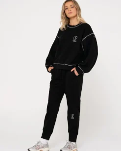 Shop Fortitude Oversize Crew Fleece Womens Hoodies & Fleece