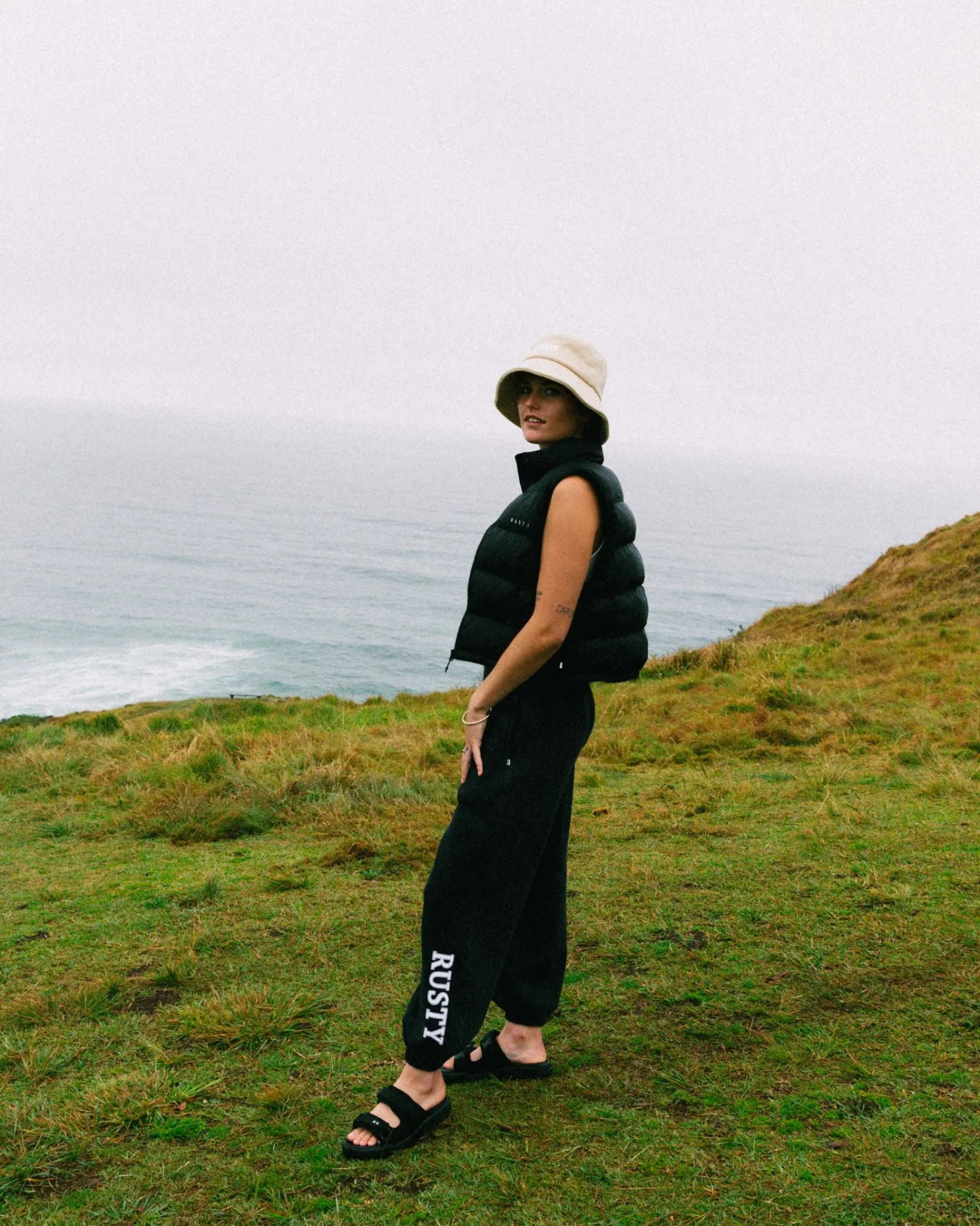 Fashion High Waisted Oversize Trackpant Womens Pants