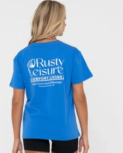 Cheap Leisure Relaxed Fit Tee Womens Tees & Tanks