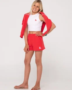 Clearance Line Fleece Short Girls Kids Bottoms
