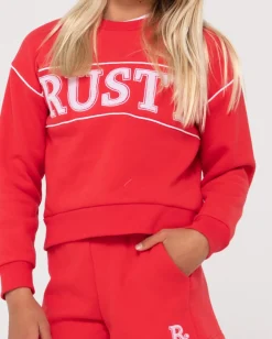 Discount Line Oversize Crew Fleece Girls Kids Tops