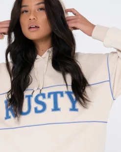 Online Line Oversize Hooded Fleece Womens Hoodies & Fleece
