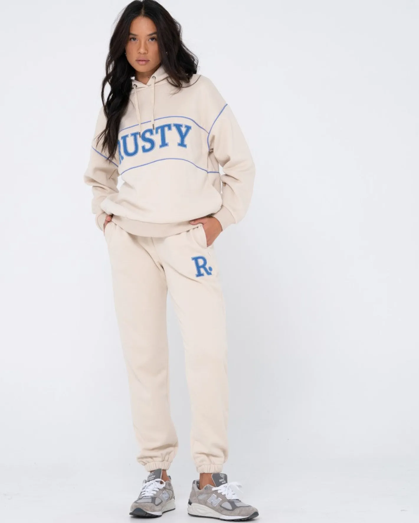 Online Line Oversize Hooded Fleece Womens Hoodies & Fleece