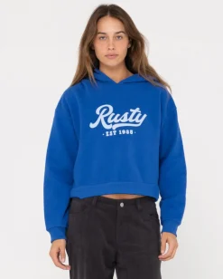 Flash Sale Old School Graphic Cropped Fleece Womens Hoodies & Fleece