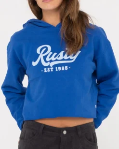 Flash Sale Old School Graphic Cropped Fleece Womens Hoodies & Fleece