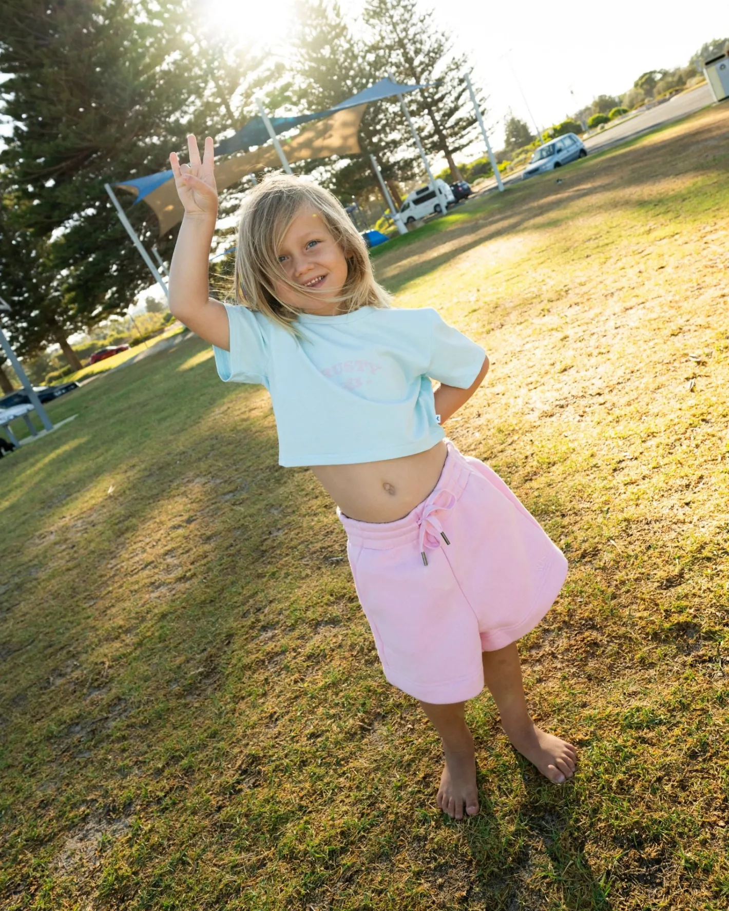 Fashion Signature Fleece Short Girls Kids Bottoms