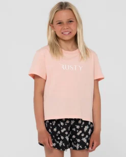 Best Sale Signature Graphic Relaxed Tee Girls Kids Tops