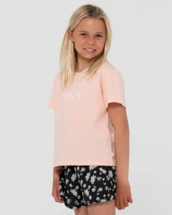 Best Sale Signature Graphic Relaxed Tee Girls Kids Tops