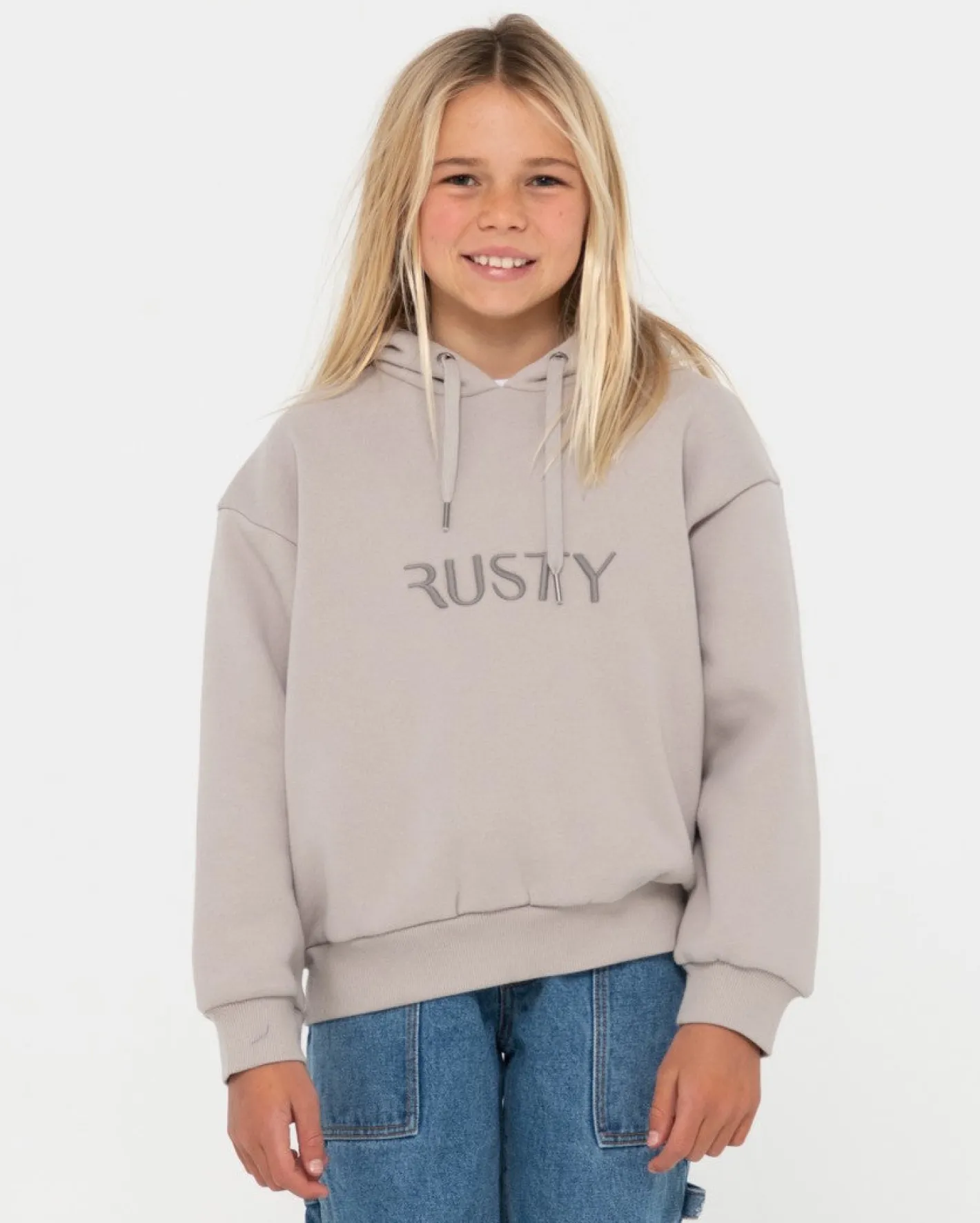 Cheap Signature Hooded Fleece Girls Kids Tops