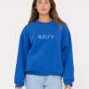 Cheap Signature Oversize Crew Fleece Womens Hoodies & Fleece
