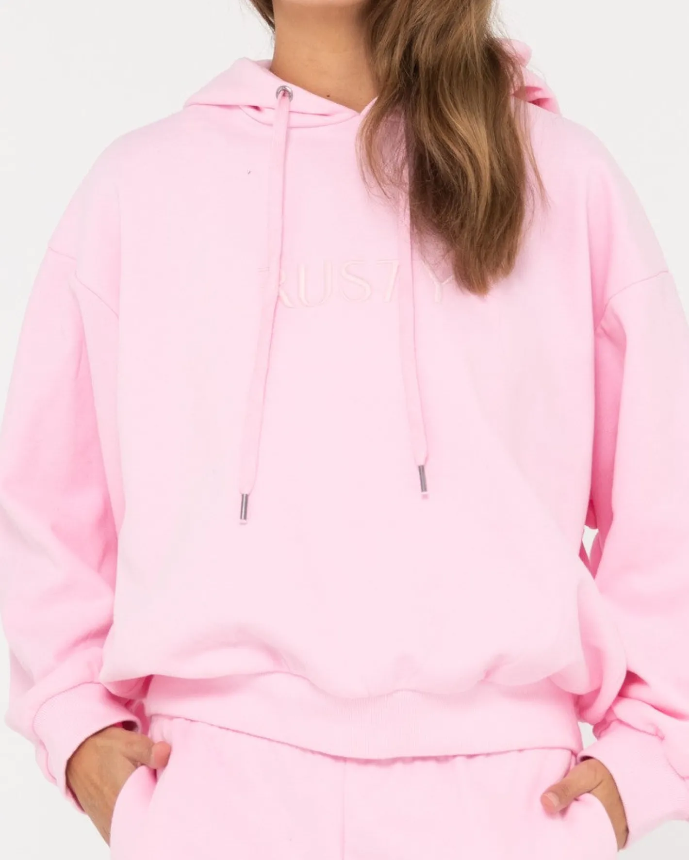 Store Signature Oversize Hooded Fleece Womens Hoodies & Fleece