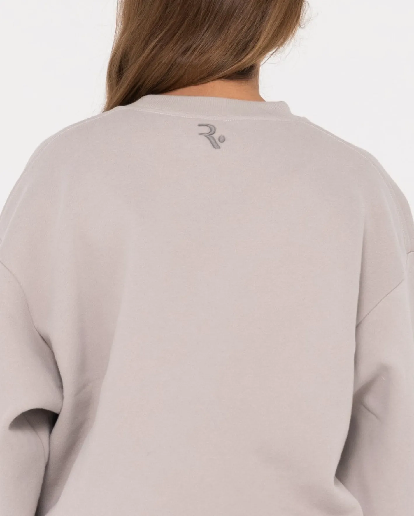 New Signature Oversize Crew Fleece Womens Hoodies & Fleece