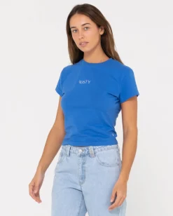 Outlet Signature Skimmer Baby Tee Womens Tees & Tanks