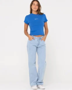 Outlet Signature Skimmer Baby Tee Womens Tees & Tanks
