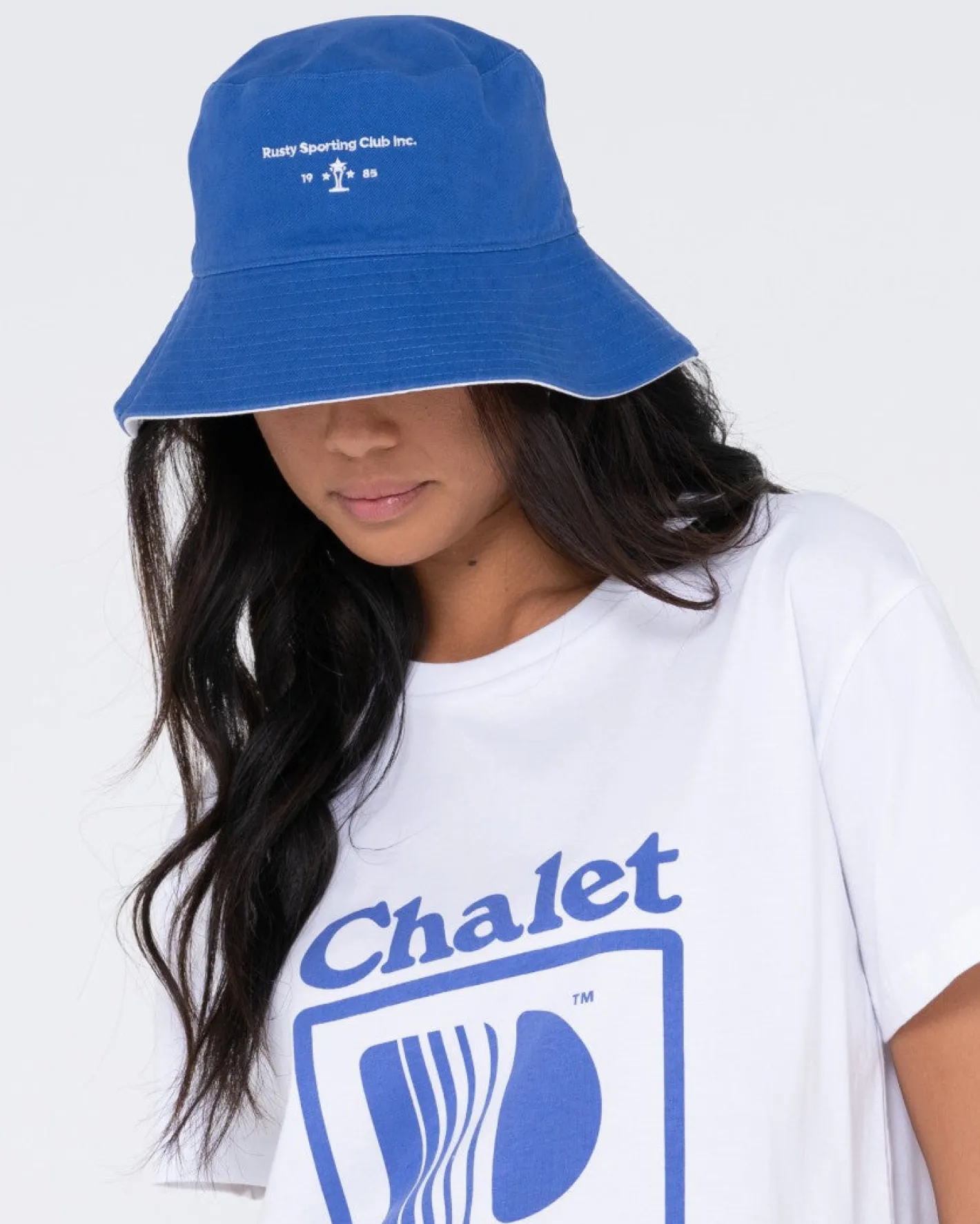 Sale Sporting Club Reversible Bucket Hat Womens Caps & Hats