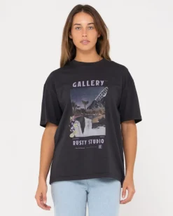 Sale Studio Oversize Graphic Tee Womens Graphic Tees