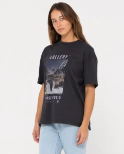 Discount Studio Oversize Graphic Tee Womens Tees & Tanks