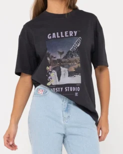 Sale Studio Oversize Graphic Tee Womens Graphic Tees