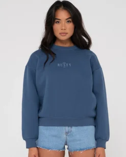 Cheap Sunrise Relaxed Crew Fleece Womens Hoodies & Fleece