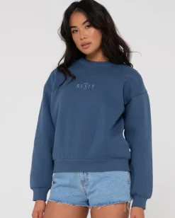 Cheap Sunrise Relaxed Crew Fleece Womens Hoodies & Fleece