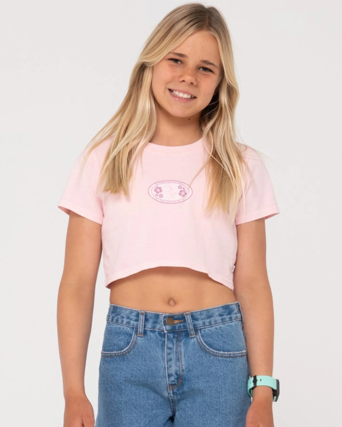 Shop Sunset Baby Tee Girls Kids Tops