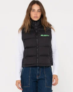 Cheap Water Resistant Puffer Vest Womens Jackets