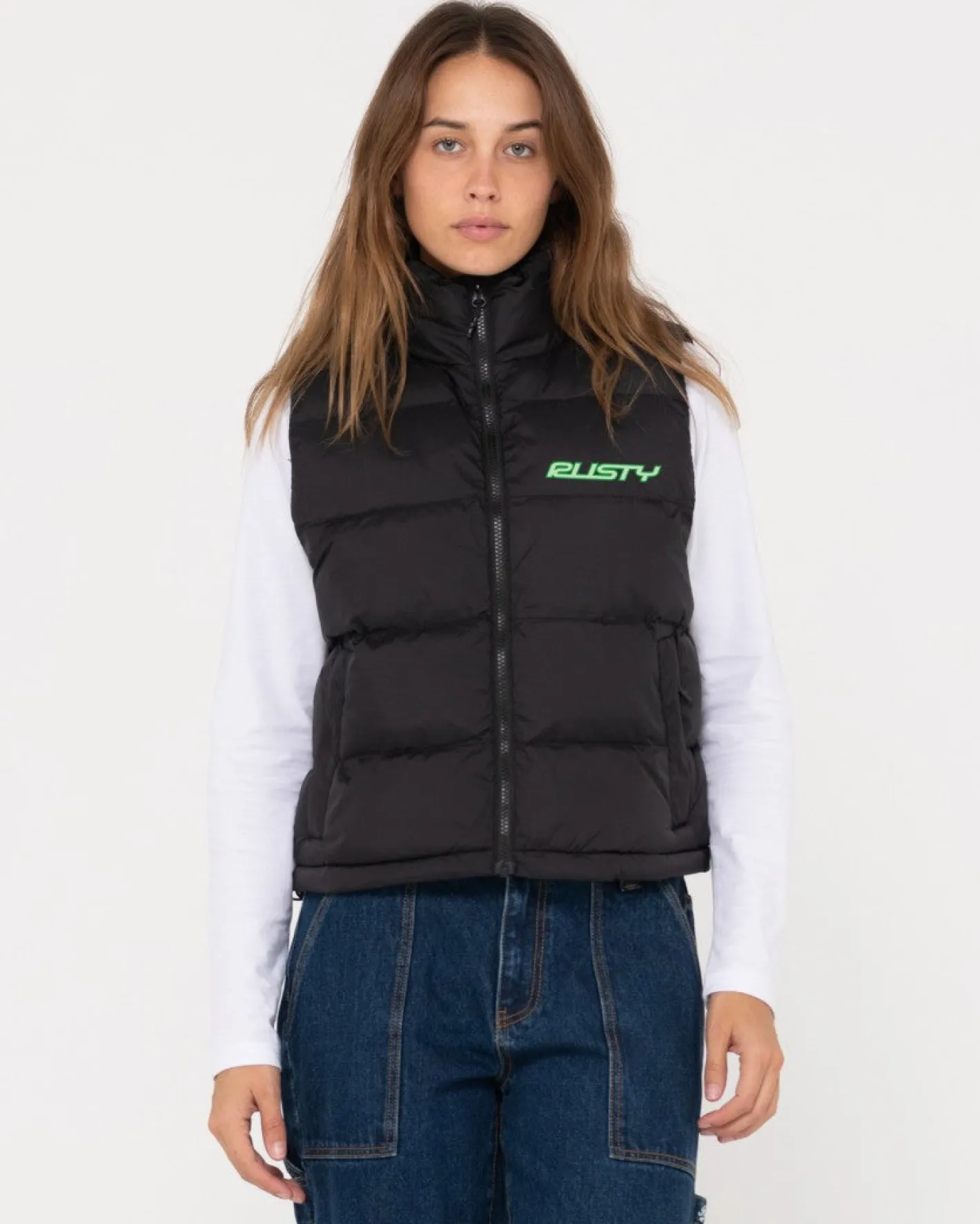 Cheap Water Resistant Puffer Vest Womens Jackets