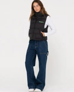 Cheap Water Resistant Puffer Vest Womens Jackets
